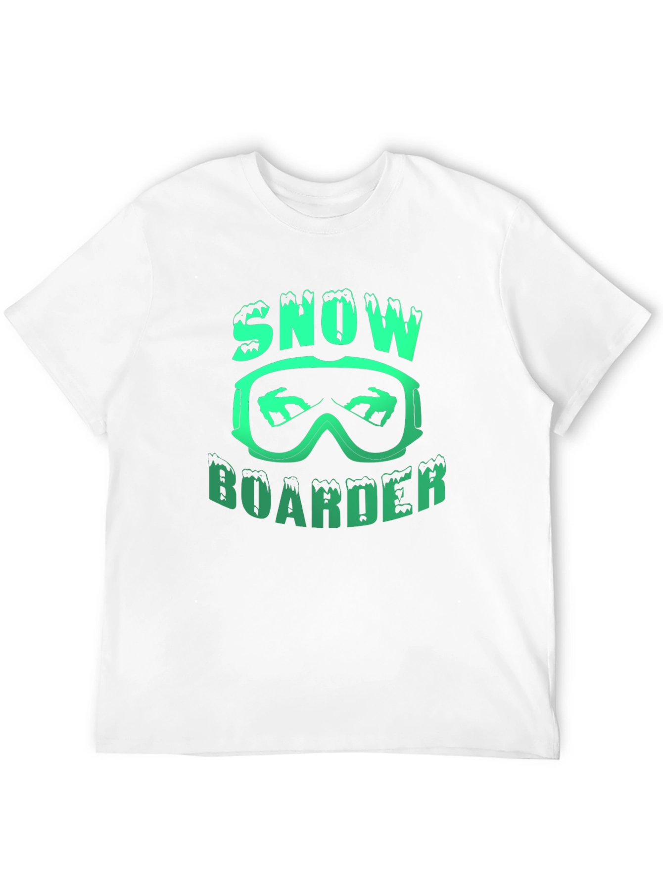 Snowboarder Graphic Print T-Shirt