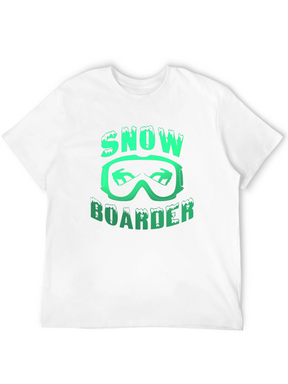 Snowboarder Graphic Print T-Shirt