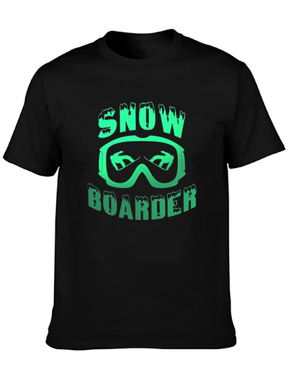 Snowboarder Graphic Print T-Shirt
