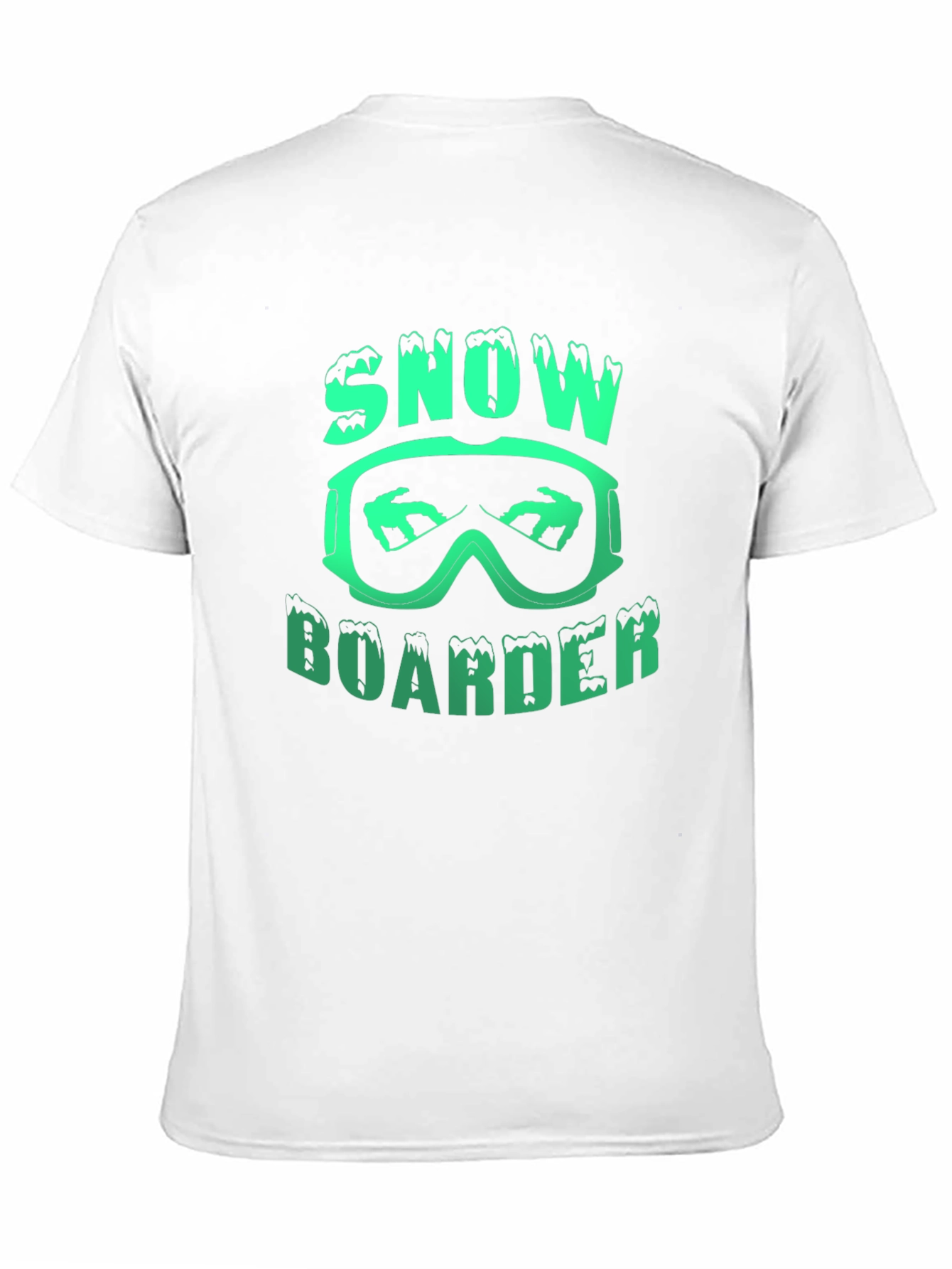 Snowboarder Graphic Print T-Shirt