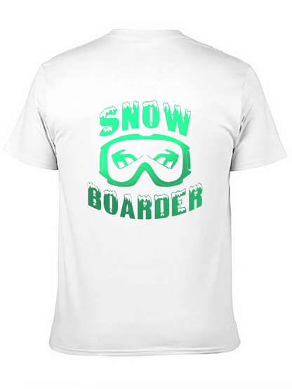 Snowboarder Graphic Print T-Shirt
