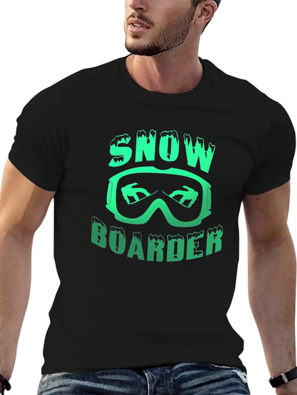 Snowboarder Graphic Print T-Shirt