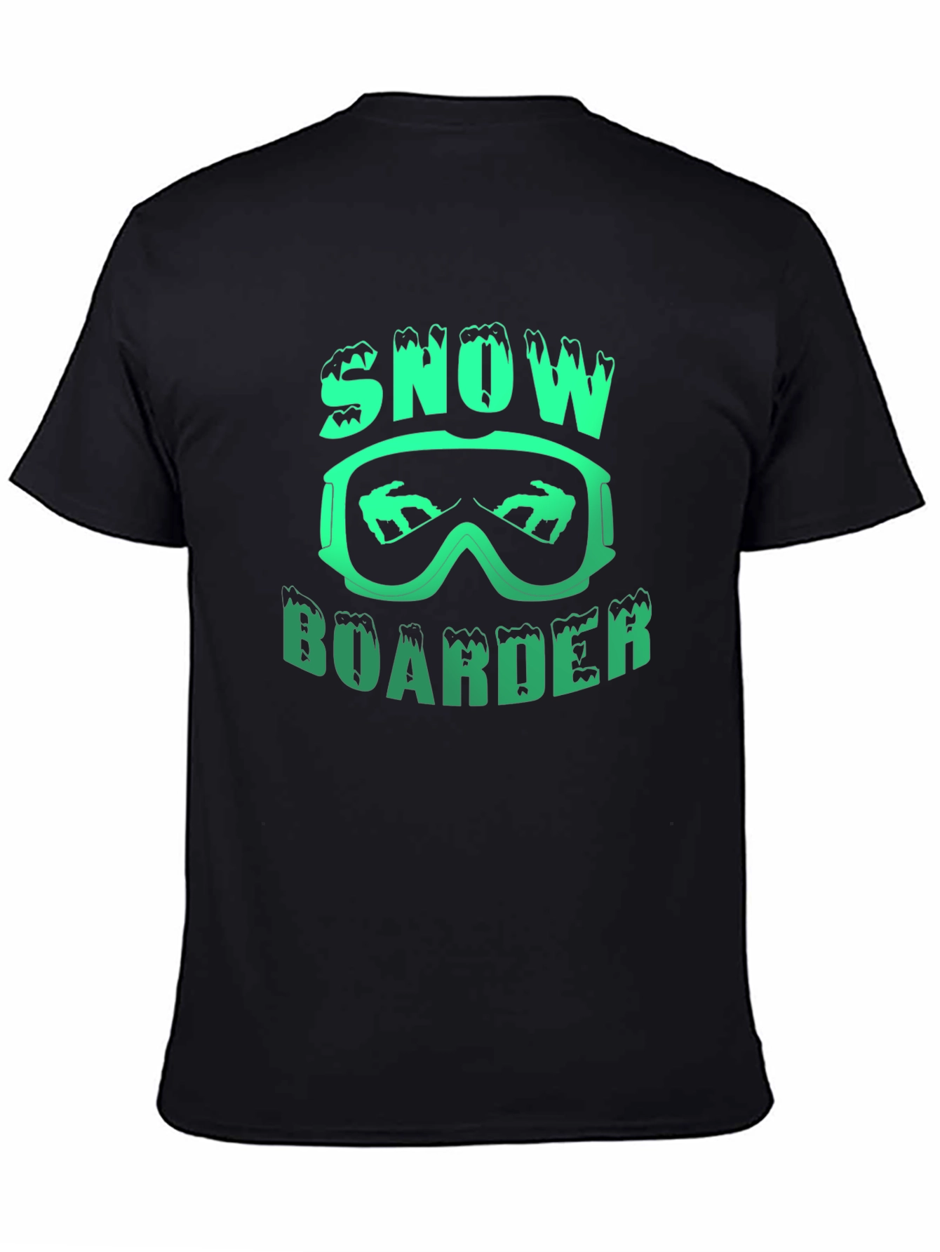 Snowboarder Graphic Print T-Shirt