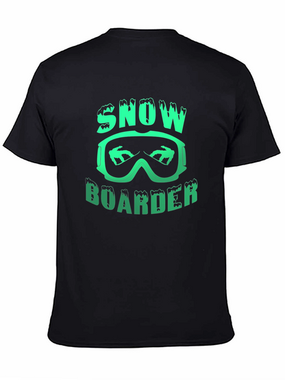 Snowboarder Graphic Print T-Shirt