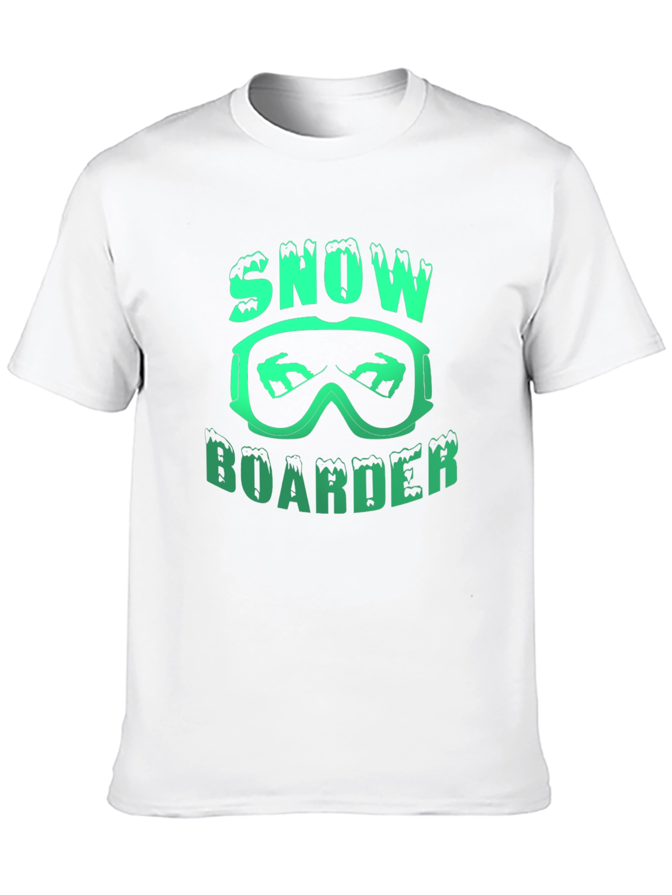 Snowboarder Graphic Print T-Shirt