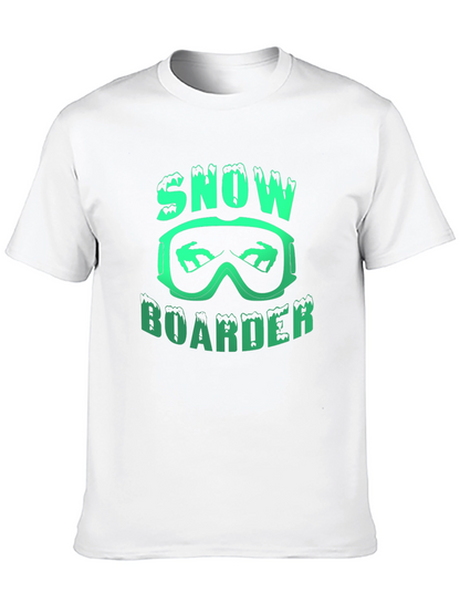 Snowboarder Graphic Print T-Shirt
