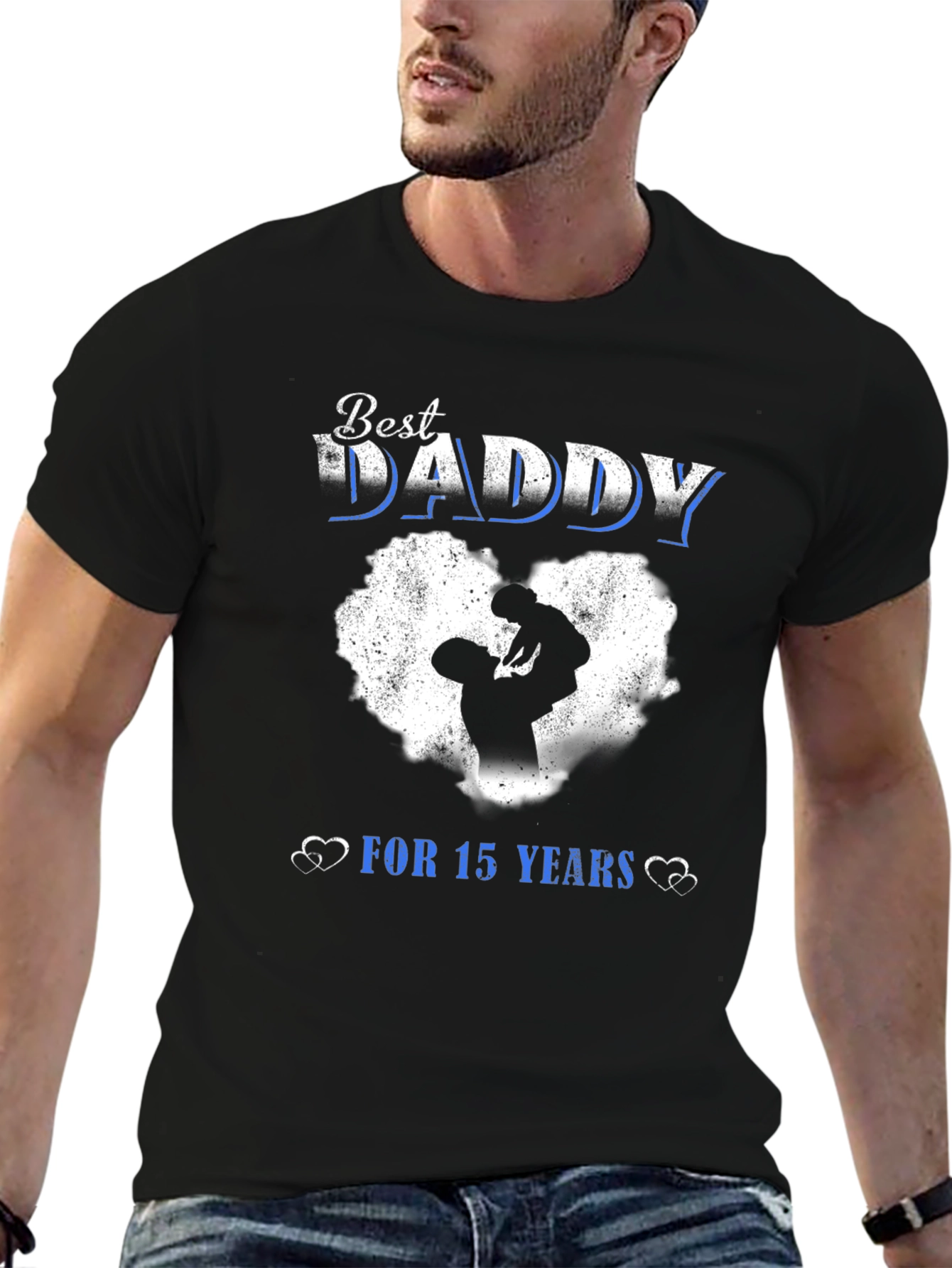 Best Daddy T-Shirt - 15 Years Fathers Day Gift