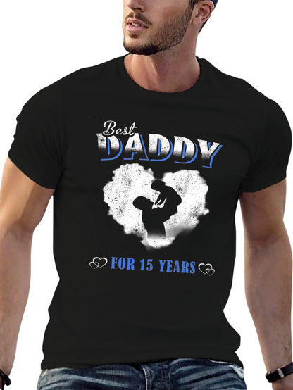 Best Daddy T-Shirt - 15 Years Fathers Day Gift