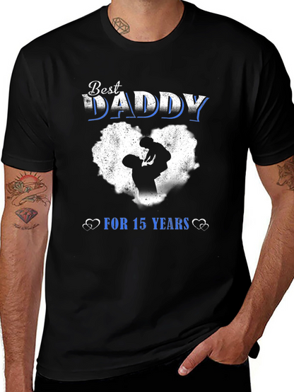 Best Daddy T-Shirt - 15 Years Fathers Day Gift