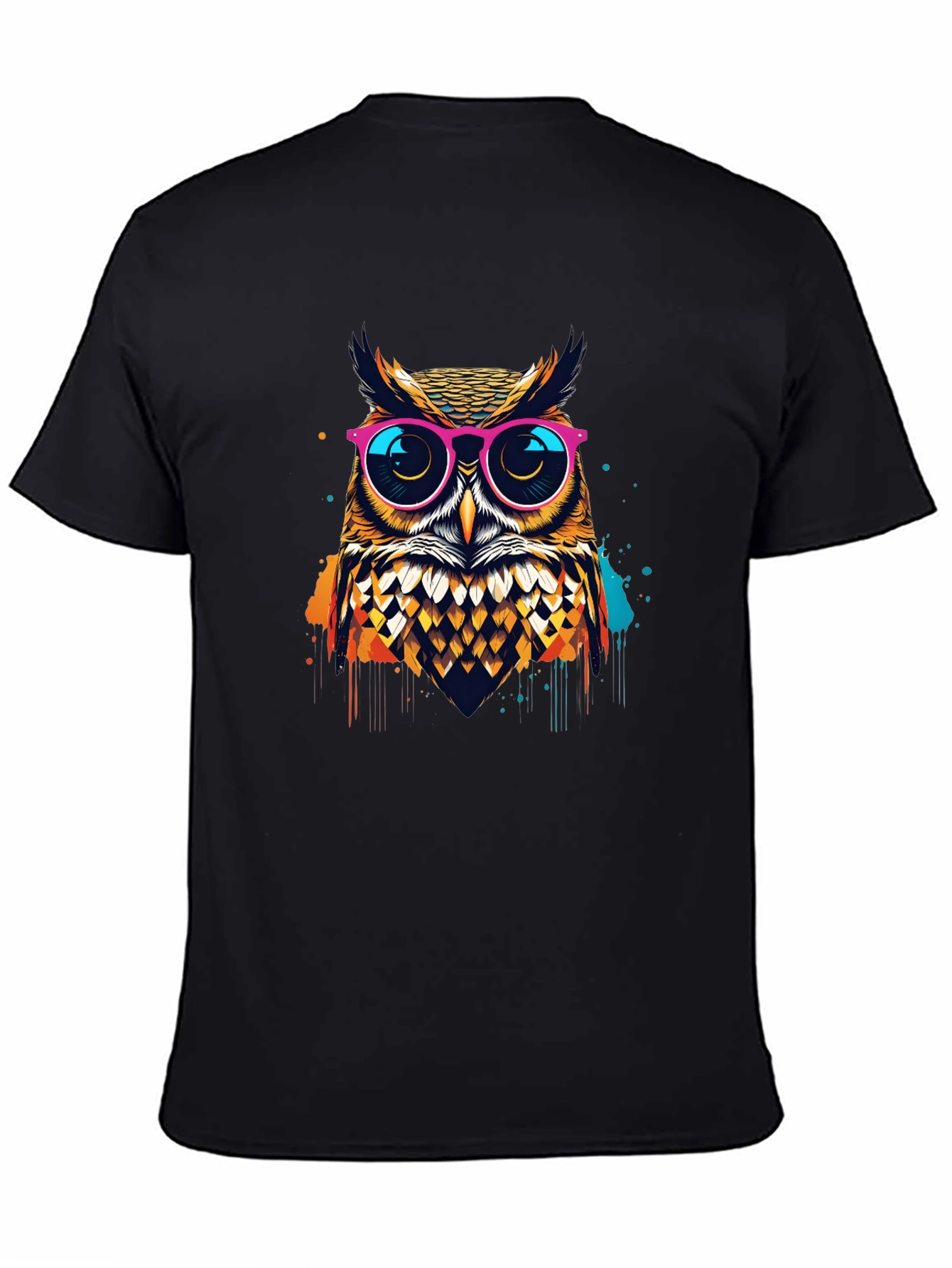 Owl Graphic T-Shirt - Trendy Mens Tee