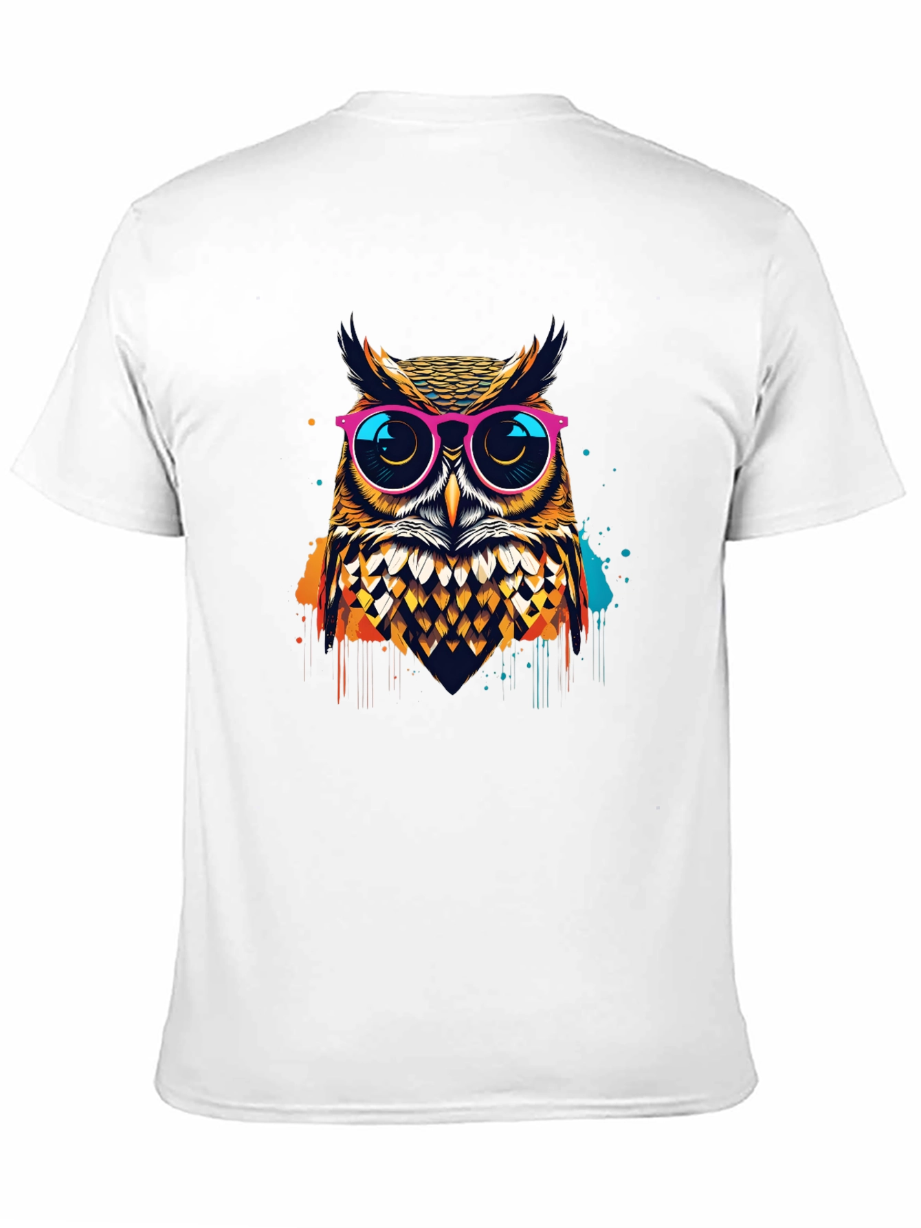 Owl Graphic T-Shirt - Trendy Mens Tee