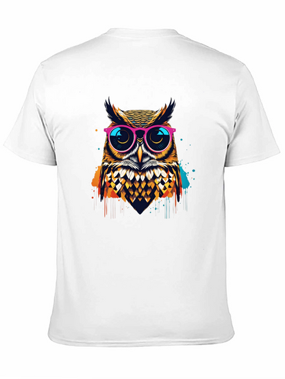 Owl Graphic T-Shirt - Trendy Mens Tee