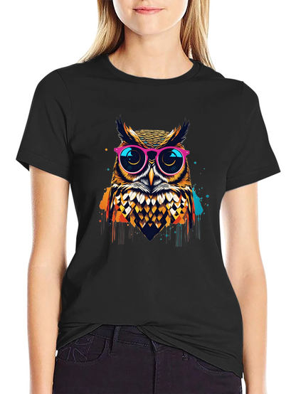 Owl Graphic T-Shirt - Trendy Mens Tee