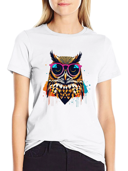 Owl Graphic T-Shirt - Trendy Mens Tee