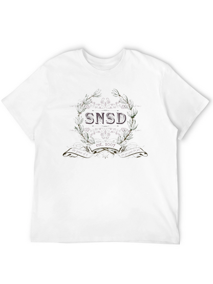 SNSD Est. 2007 Graphic Tee - Black Cotton