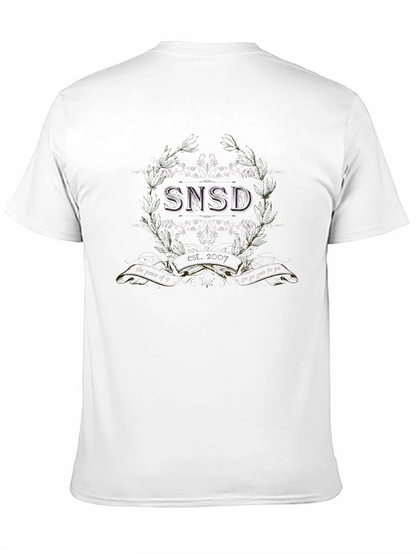 SNSD Est. 2007 Graphic Tee - Black Cotton