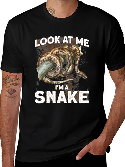 Look At Me Im A Snake T-Shirt Funny Reptile Tee