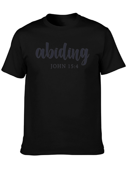Abiding John 15:4 Graphic T-Shirt - Christian Apparel