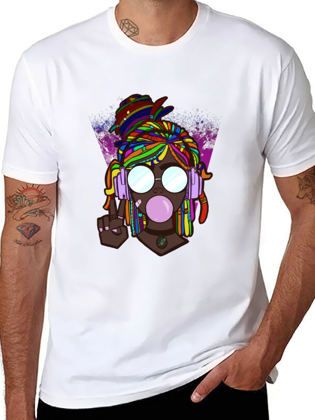Funky Afro Girl T-Shirt