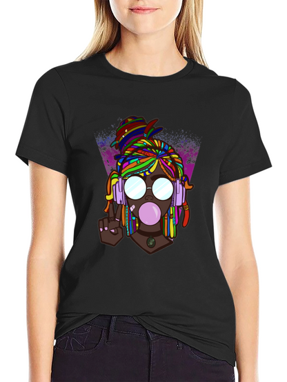 Funky Afro Girl T-Shirt