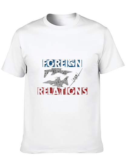 Foreign Relations Graphic Tee - Black