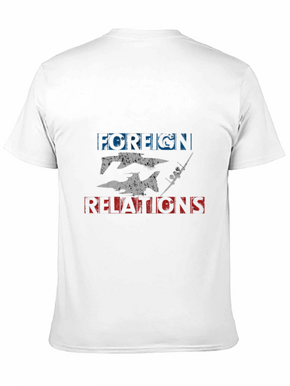 Foreign Relations Graphic Tee - Black