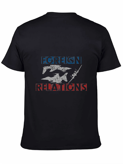Foreign Relations Graphic Tee - Black