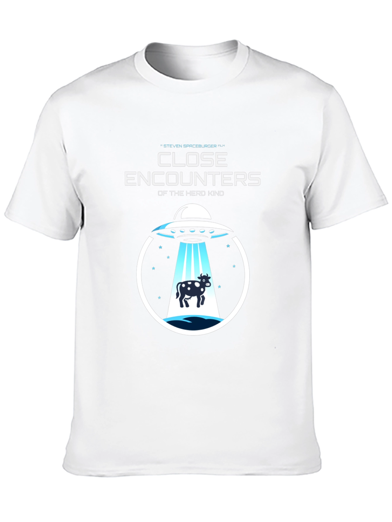 Close Encounters Herd Kind UFO Cow Abduction T-Shirt