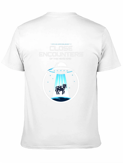 Close Encounters Herd Kind UFO Cow Abduction T-Shirt