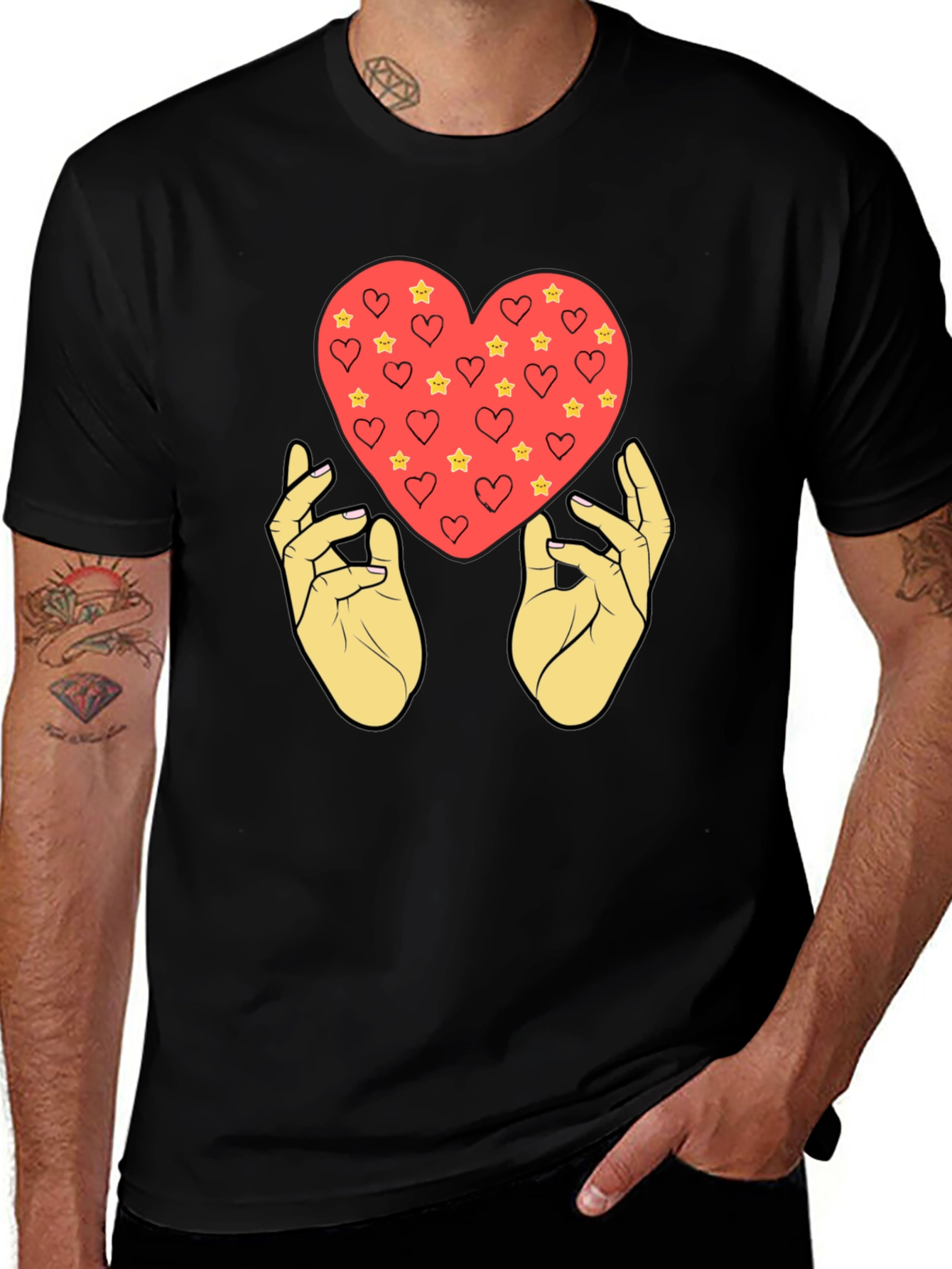 Heart Hands Graphic T-Shirt
