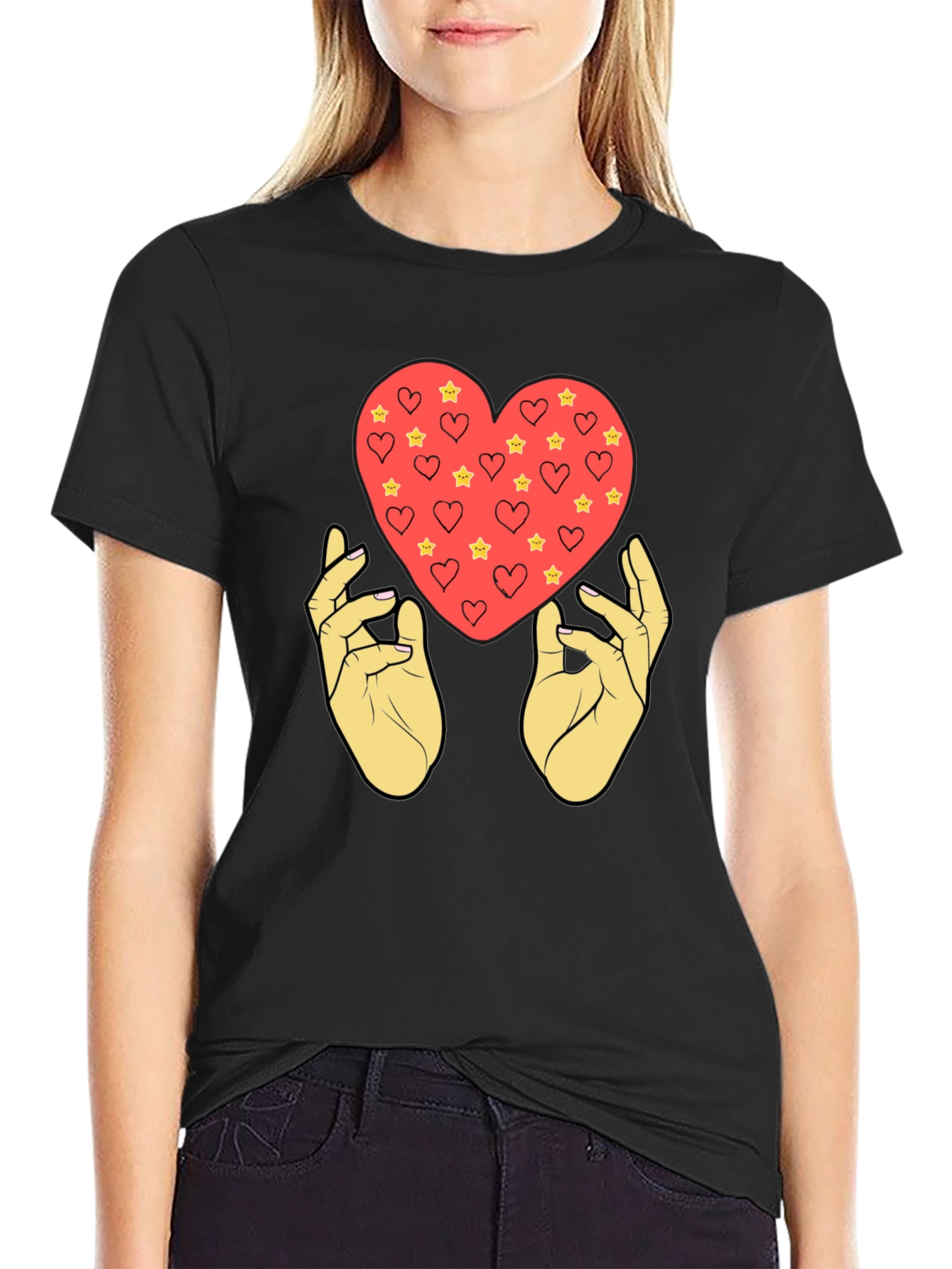 Heart Hands Graphic T-Shirt