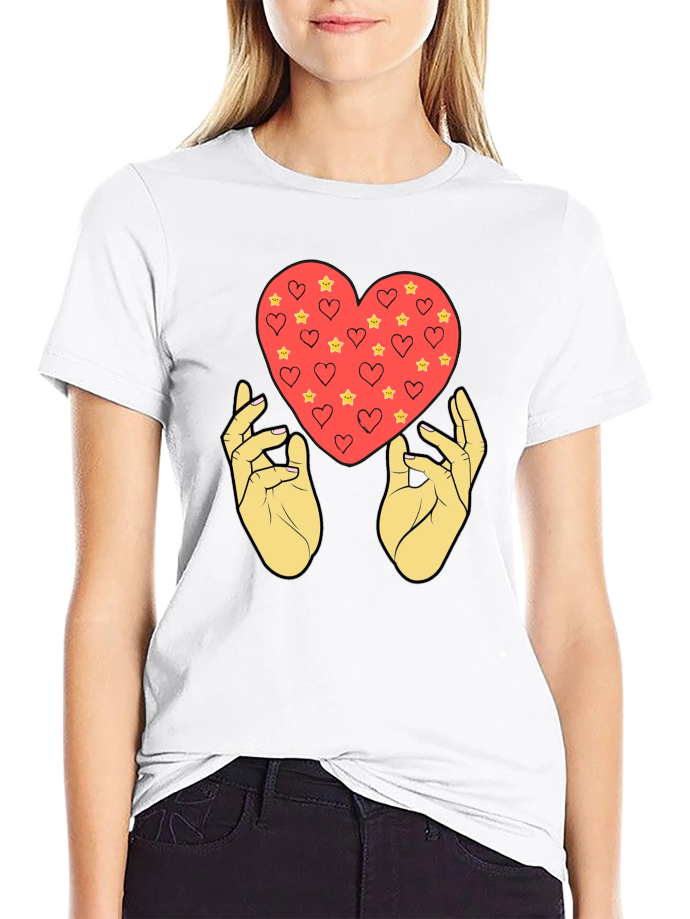 Heart Hands Graphic T-Shirt