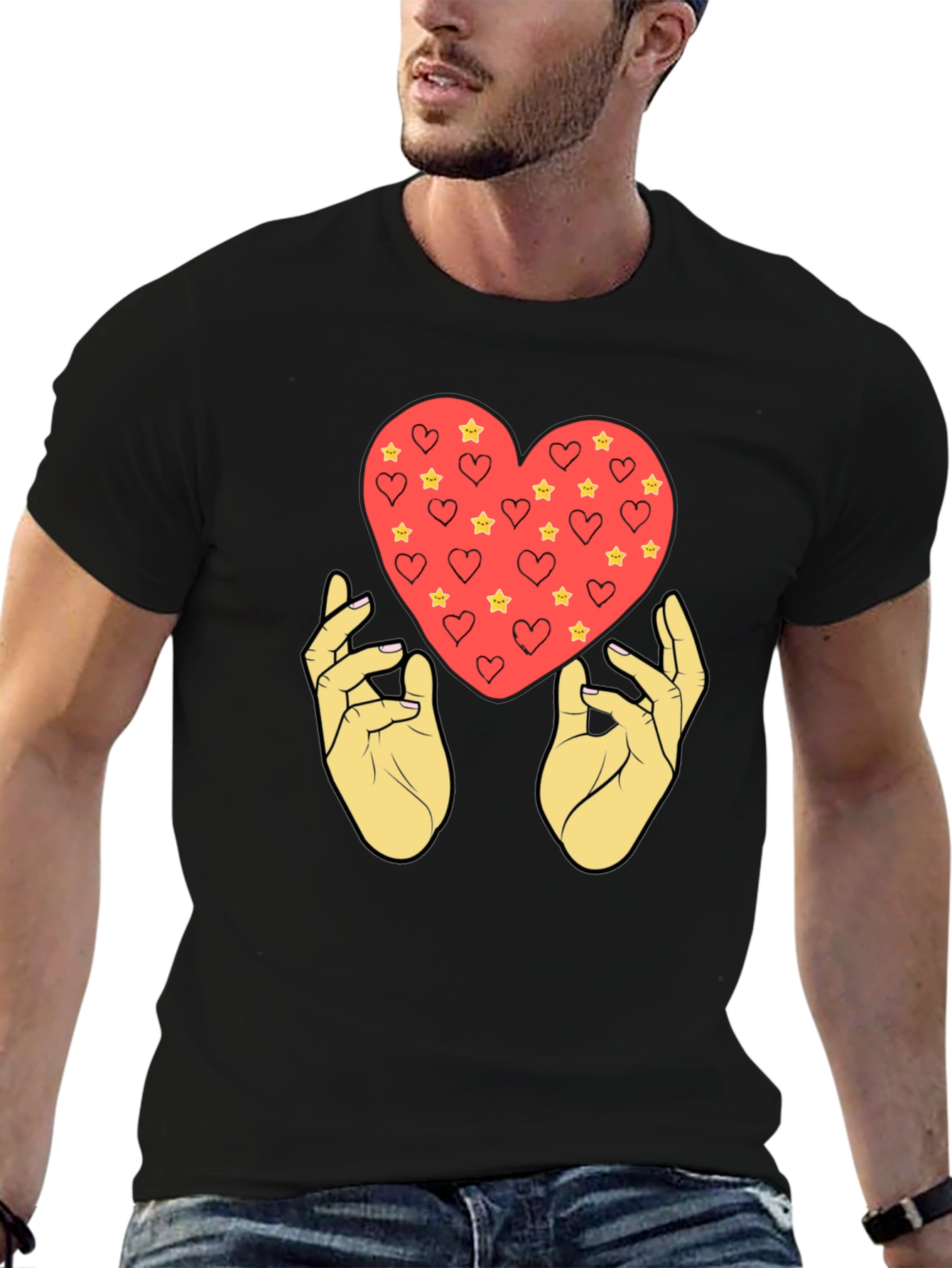 Heart Hands Graphic T-Shirt