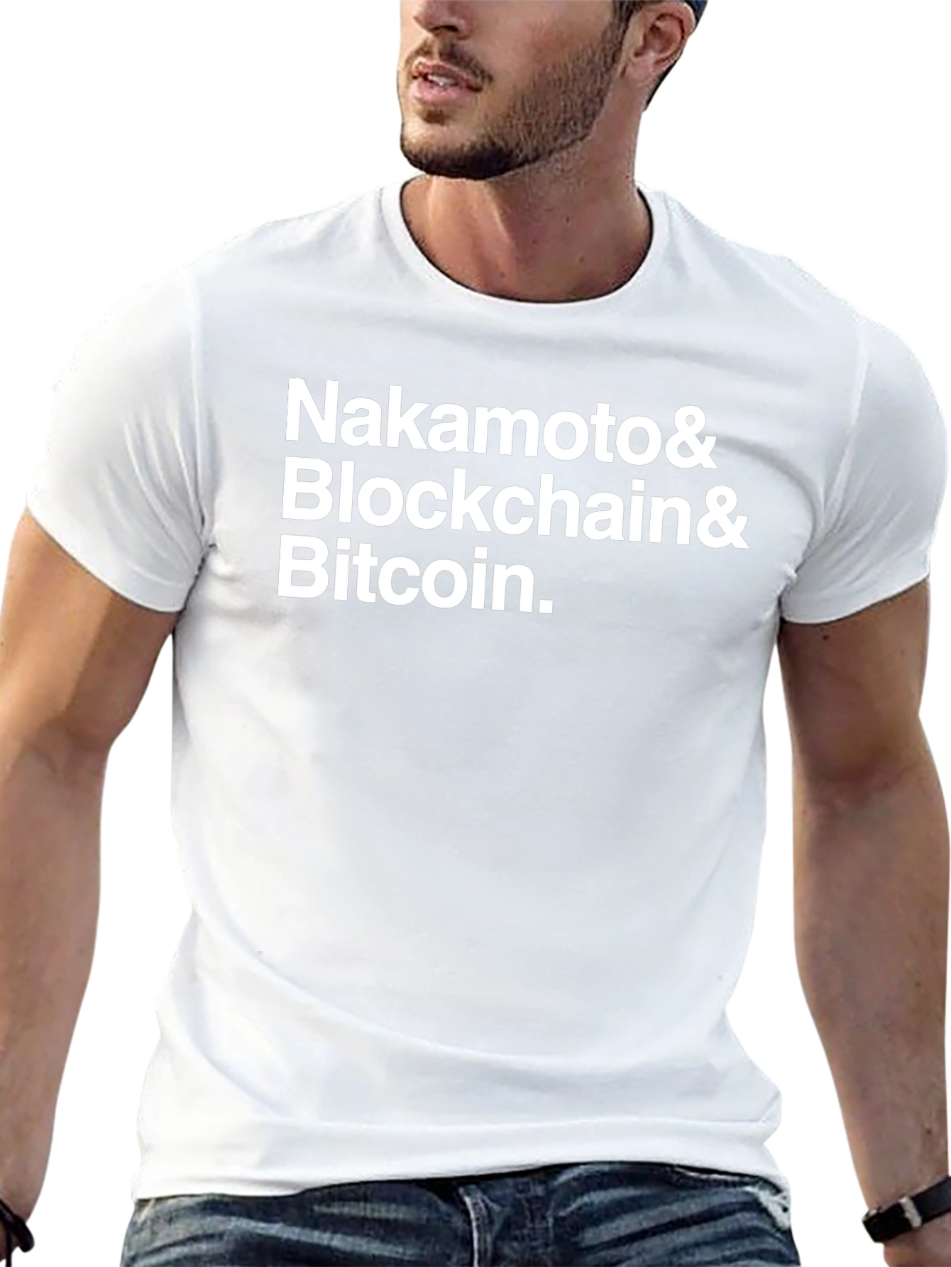 Nakamoto Blockchain Bitcoin Black T-Shirt