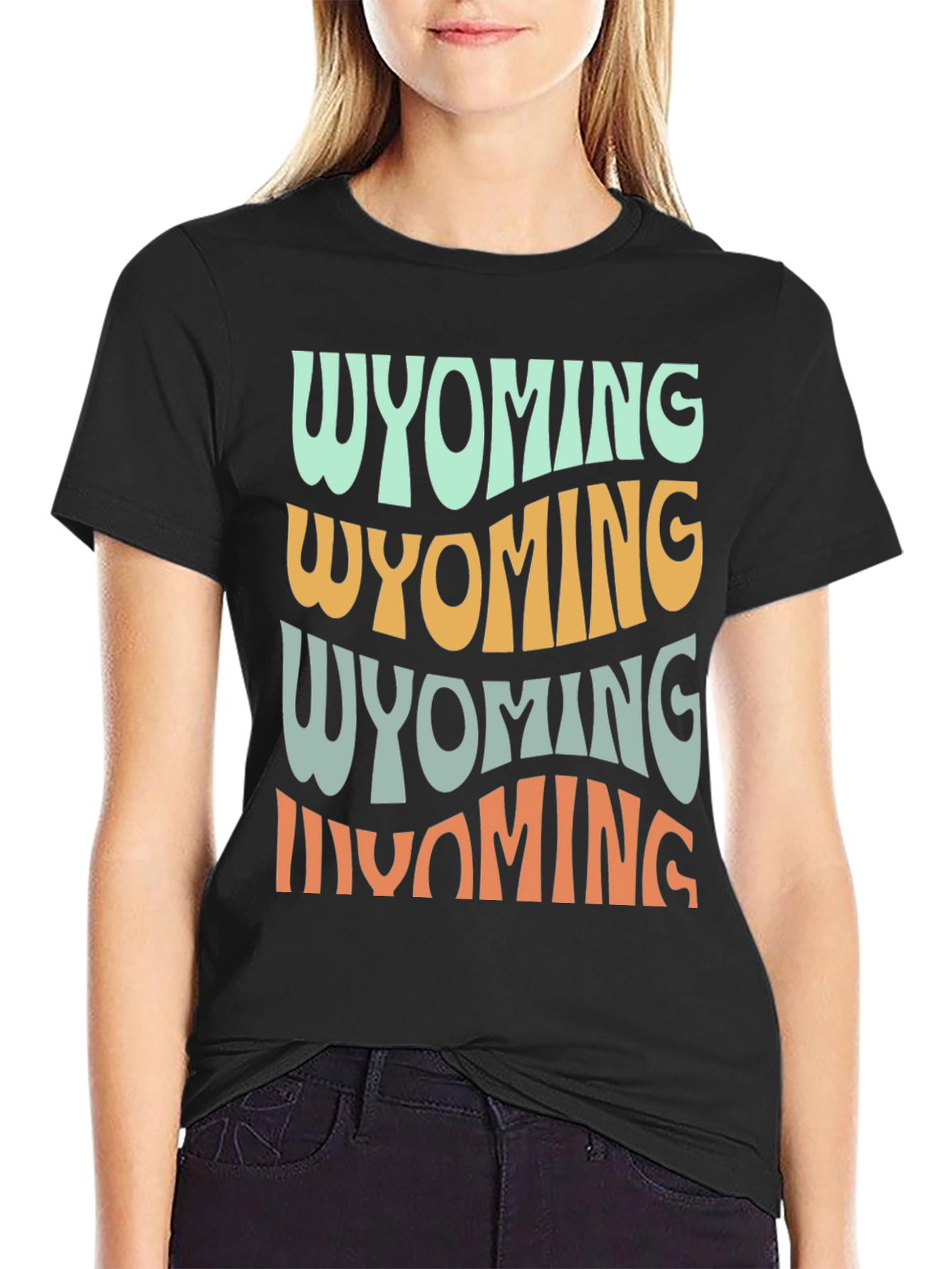 Retro Wyoming T-Shirt - Soft Cotton Graphic Tee