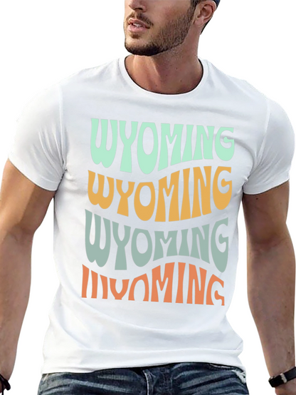 Retro Wyoming T-Shirt - Soft Cotton Graphic Tee