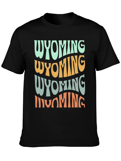 Retro Wyoming T-Shirt - Soft Cotton Graphic Tee