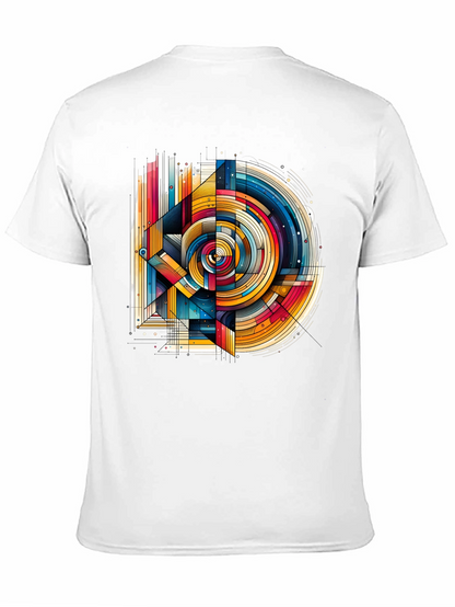 Abstract Geometric Art T-Shirt - Modern Design