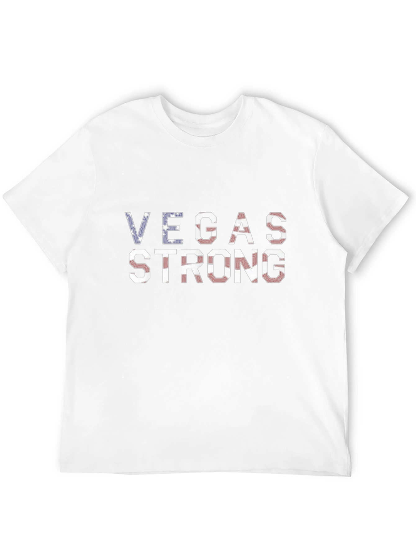 Vegas Strong Graphic T-Shirt Patriotic Tee