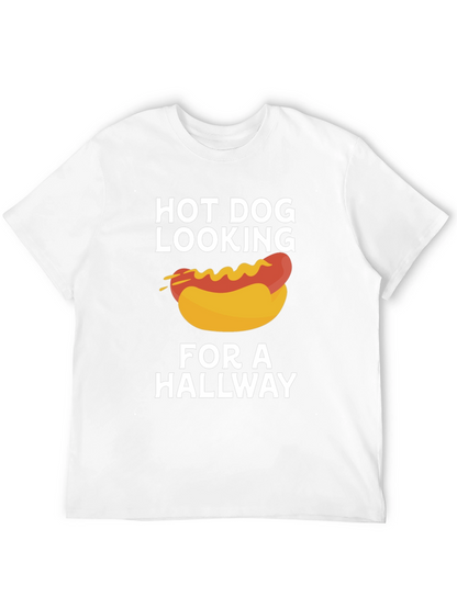 Hot Dog Looking For A Hallway Funny T-Shirt
