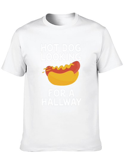 Hot Dog Looking For A Hallway Funny T-Shirt