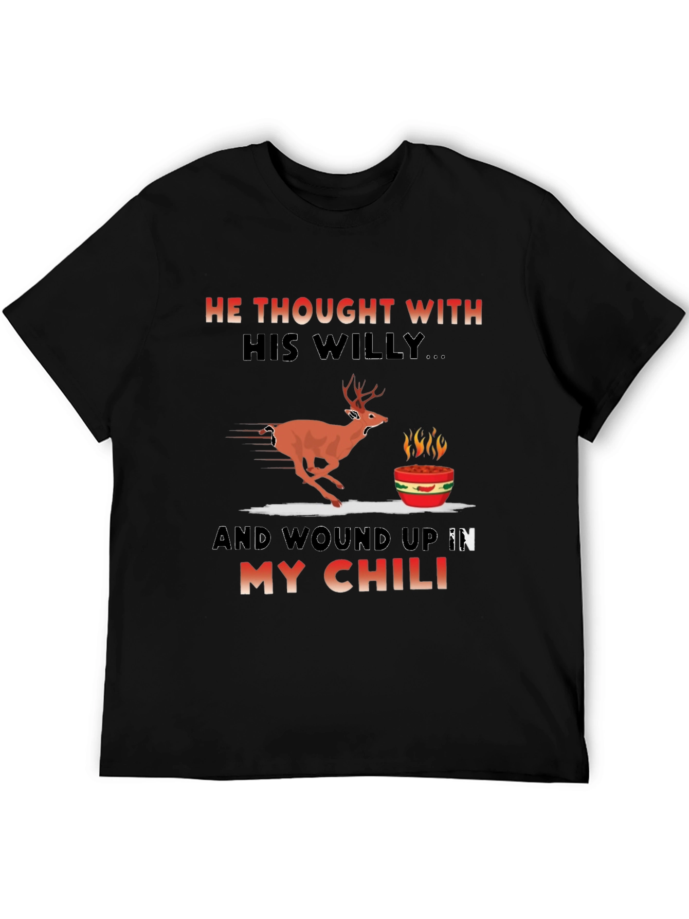 Humorous Deer Chili T-Shirt