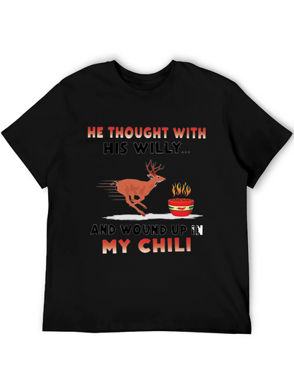 Humorous Deer Chili T-Shirt