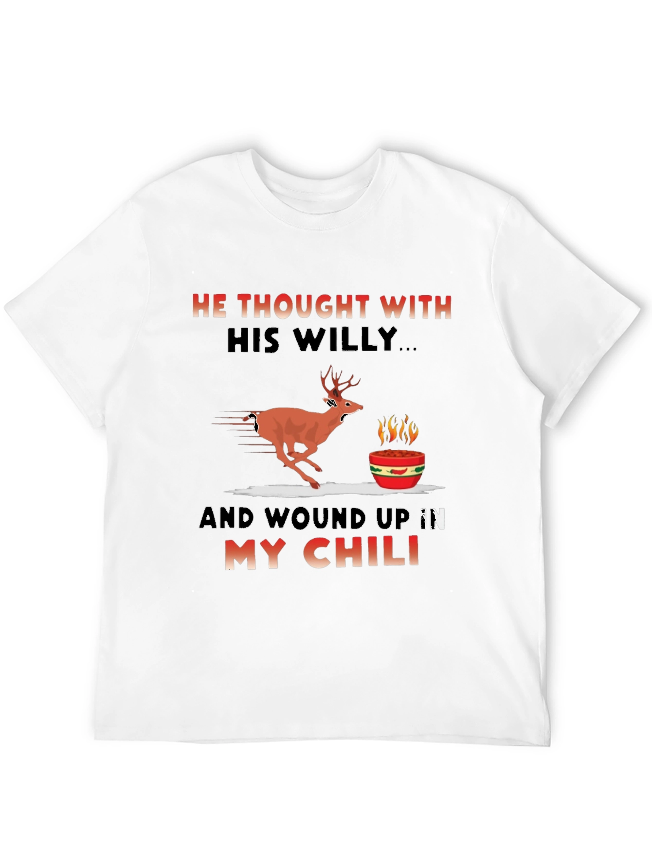 Humorous Deer Chili T-Shirt