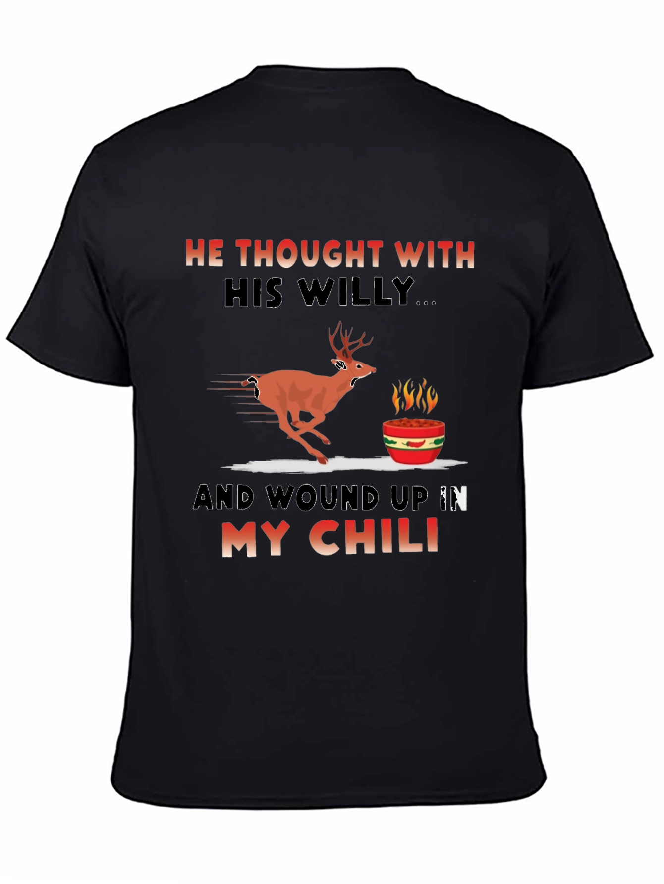 Humorous Deer Chili T-Shirt