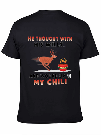 Humorous Deer Chili T-Shirt
