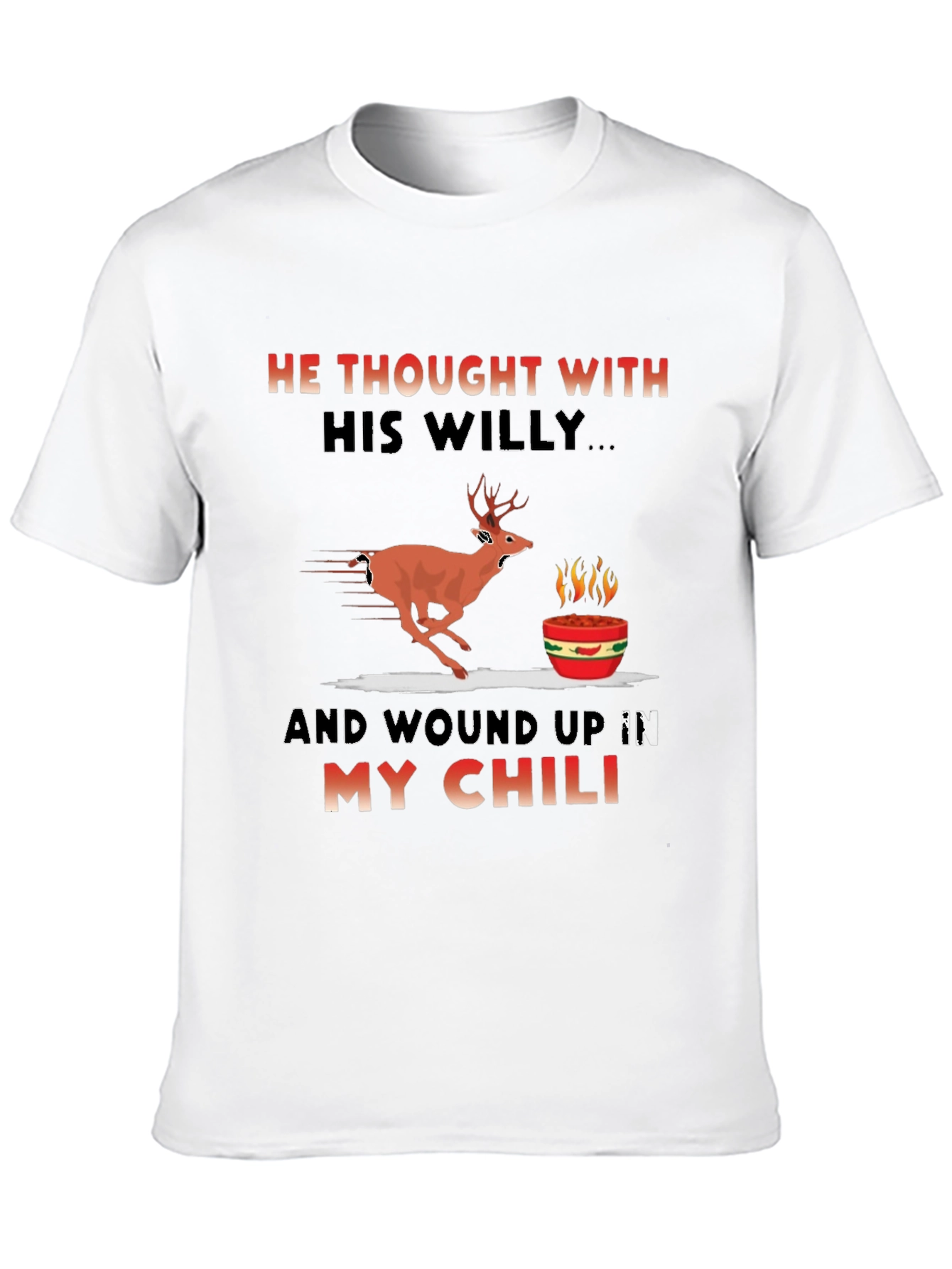 Humorous Deer Chili T-Shirt