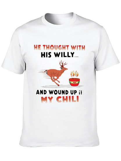 Humorous Deer Chili T-Shirt