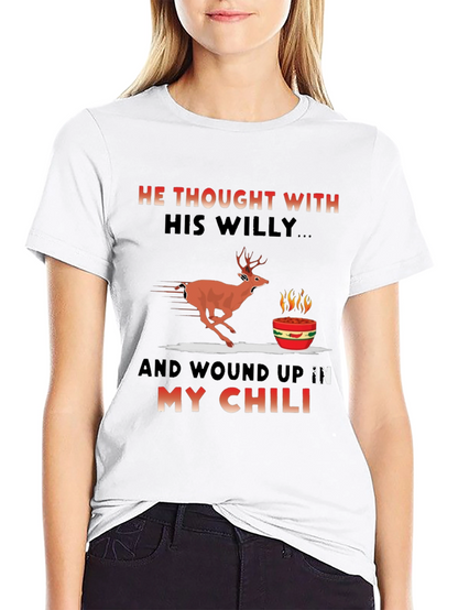 Humorous Deer Chili T-Shirt