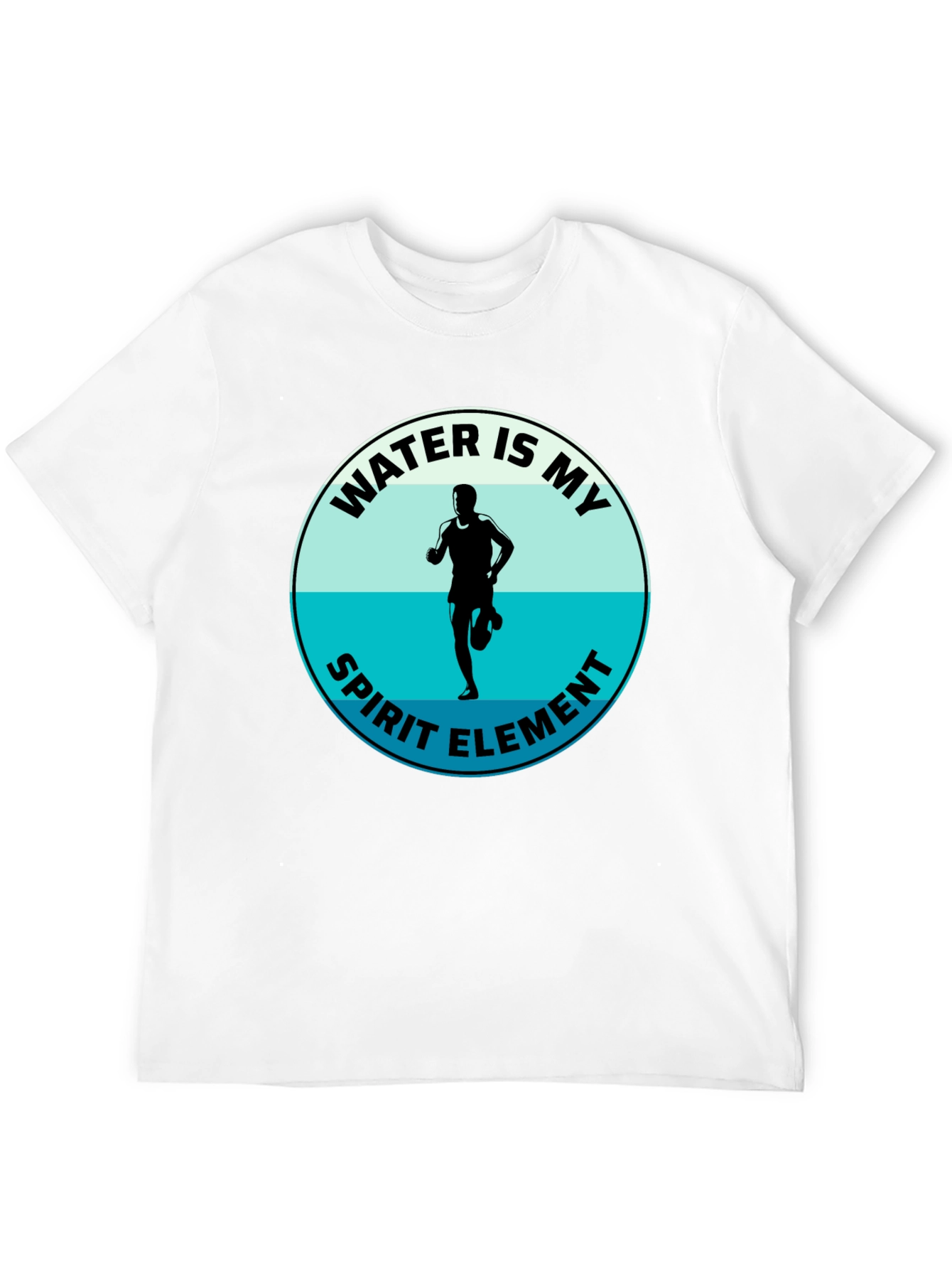 Water Is My Spirit Element T-Shirt - Runners Tee